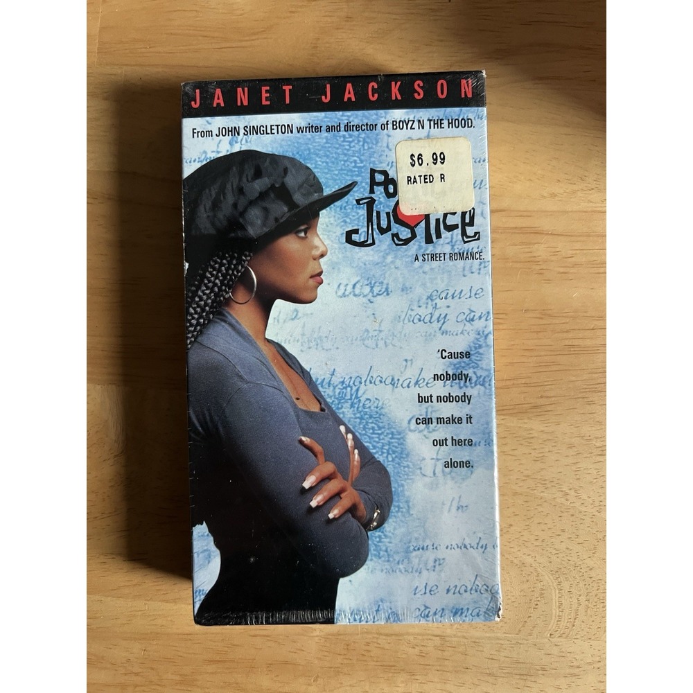 Poetic‎ Justice (VHS, 1993)  WATER MARKS closed  caption